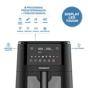 Freidora de Aire Peabody PE-AFD420N 4,2L