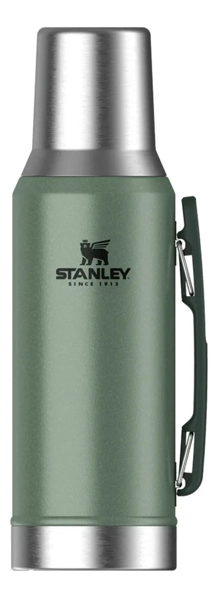 Combo Matero Stanley Termo 1,2lts Mate Bombilla Yerbera Fs Color Verde